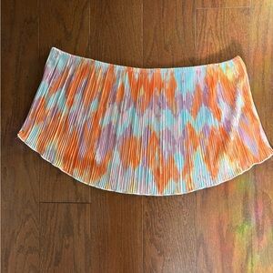 Colorful Pleated Women's Tube Top